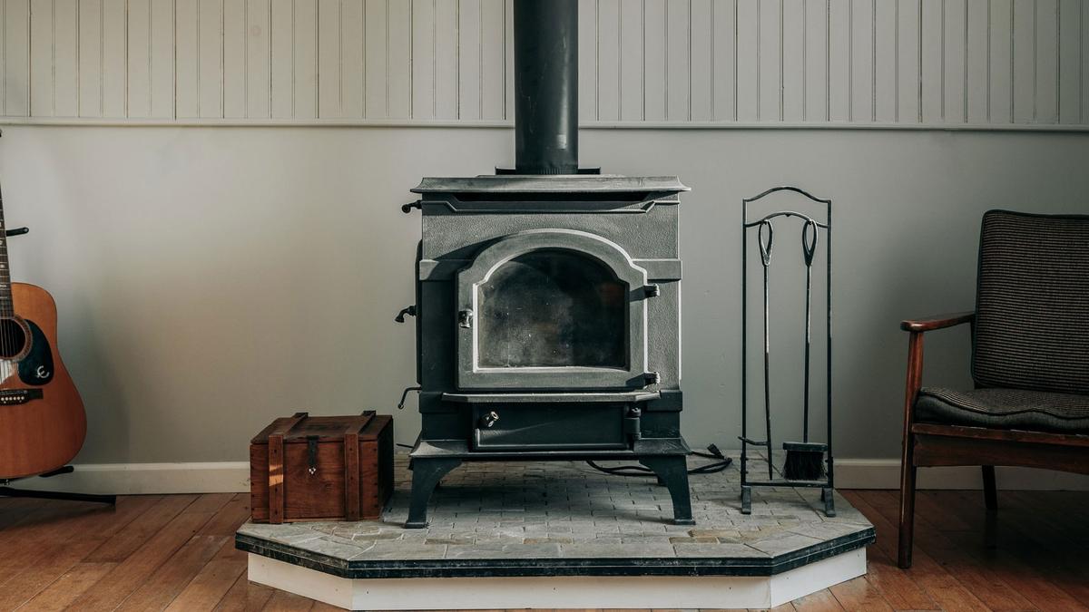 Chauffage avec poêle à bois