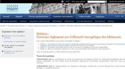 Pour un règlement fiable sur l’efficacité énergétique des bâtiments