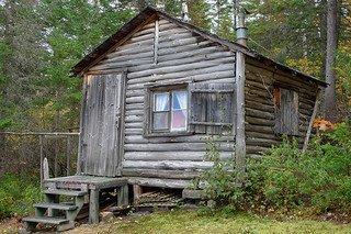 Cabane de pêcheur au Québec