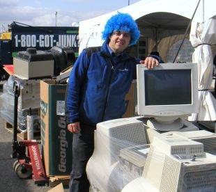 Collecte verte à Québec à l'occasion du Jour de la Terre 2011