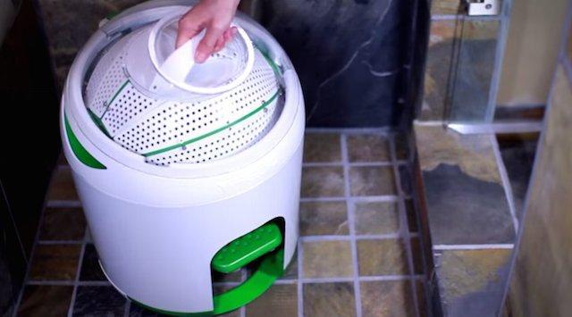 laveuse Drumi à pédale, sans électricité