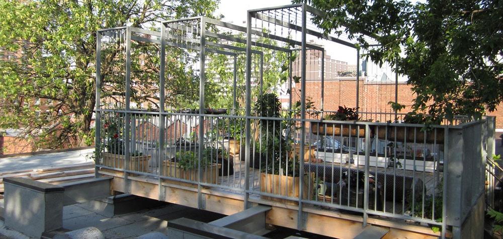 Terrasse du Centre d'écologie urbaine de Montréal