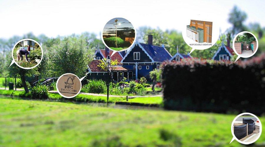 Habitation écologique dans les municipalités