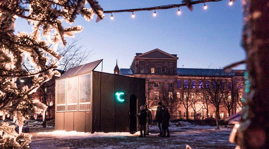 Igloofest: voici Celsius, l’Igloo solaire de l’équipe L. McComber!