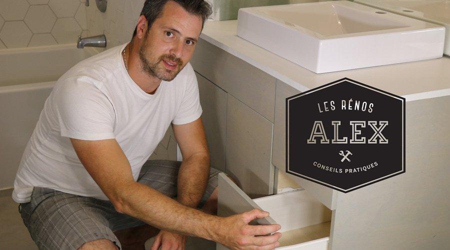 le meuble de la salle de bain écologique pour rénovation