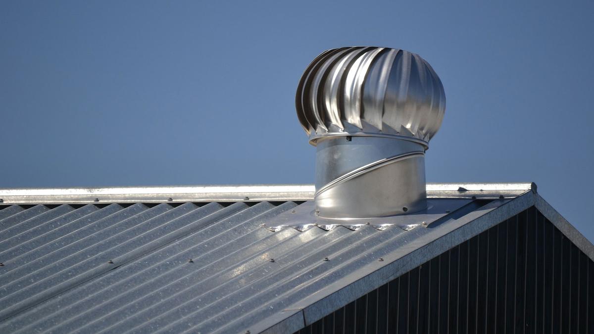 Ventilation toit tôle, plat, cathédrale ou à faible pente