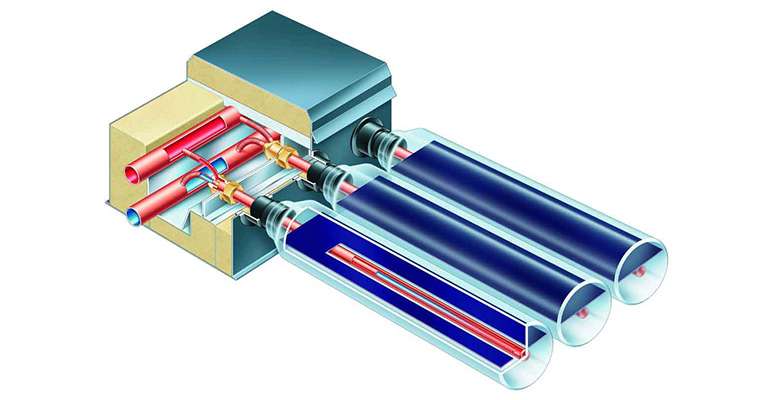 fonctionnement capteur solaire thermique avec tubes