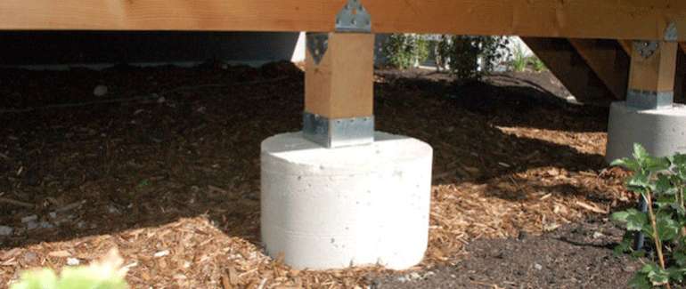 Terrasse en bois : base solide