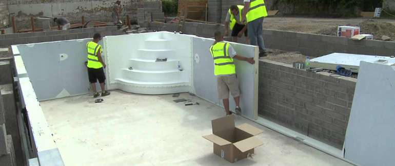Une piscine bien isolee c'est plus facile a chauffer