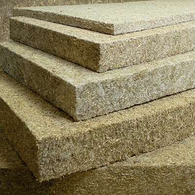 isolants en fibre d'herbe biosourcés