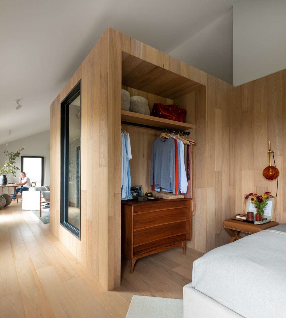 Rangement intégré, Ferme Humming Hill certifiée LEED Or