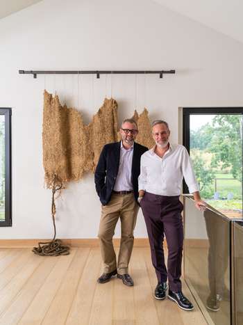 Maxime Vandal et Richard Ouellette, propriétaires et concepteur de la Ferme Humming Hill