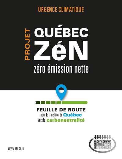 Feuille de route pour la transition du Québec vers la carboneutralité