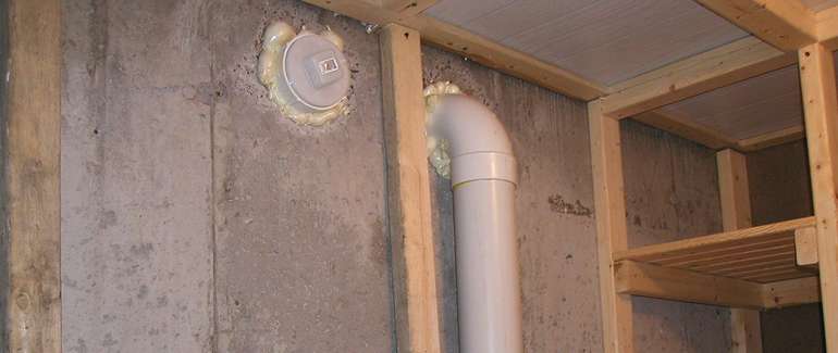 Construction chambre froide maison ventilation aération