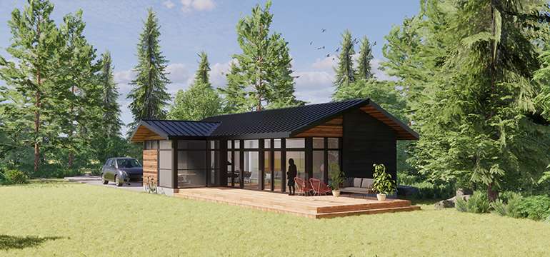 Abri 750-BV de Studio MMA et Bâtiment Pré-Fab