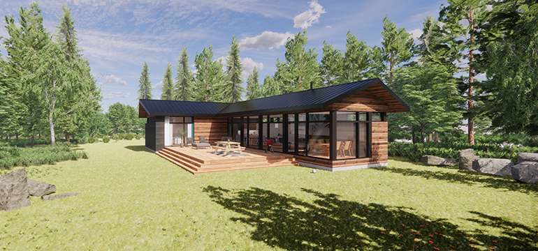 Abri 1400-SV de Studio MMA et Bâtiment Pré-Fab