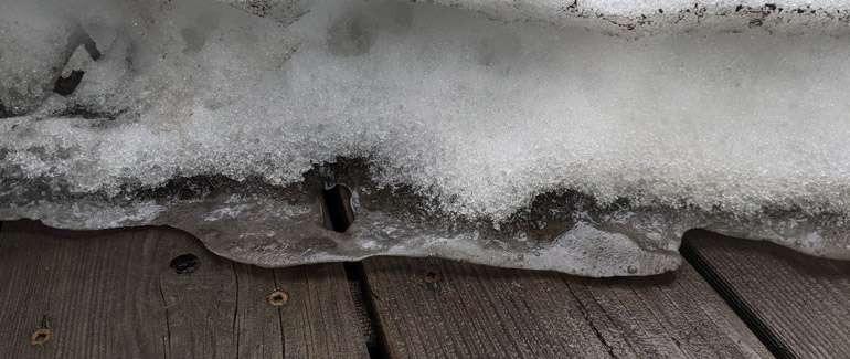 couche glace toit entretoit non isole