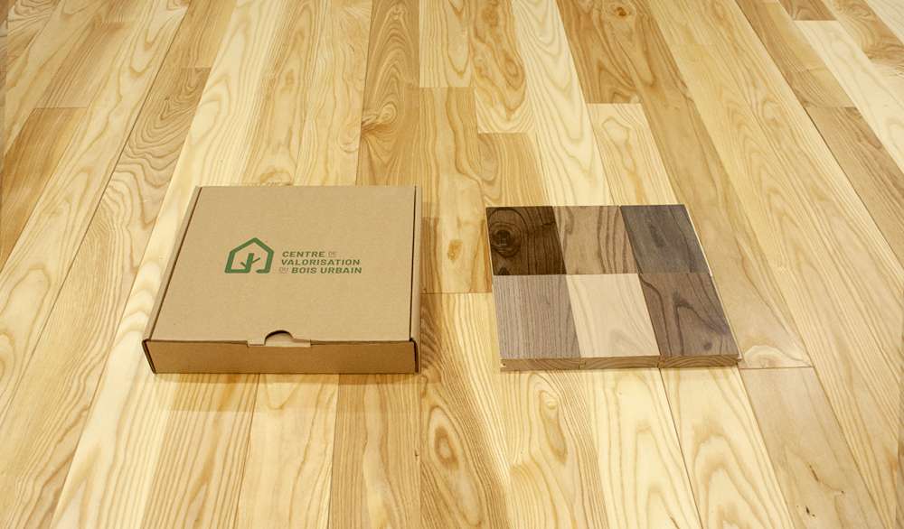 CVBU Plancher de bois franc de frêne revalorisé