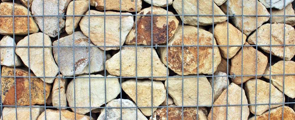 Les murs de Gabion sont une excellente option pour construire des murs vegetaux
