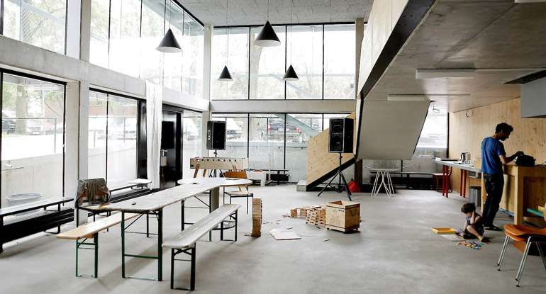 Projet R50 Berlin - des logements abordables dans un cohabitat © heidevonbeckerath.com