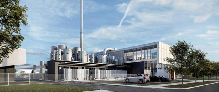 usine biométhanisation en construction a Quebec