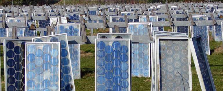 Recyclage des panneaux solaires :une infime partie est récupérée en Amérique du Nord. 