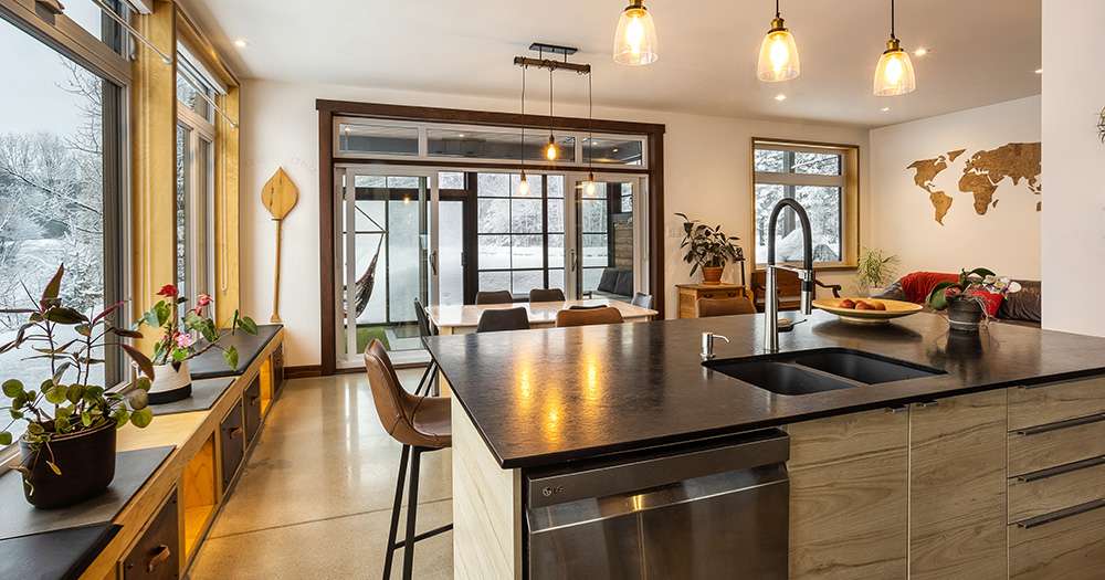 Cuisine, maison Leed autoconstruction