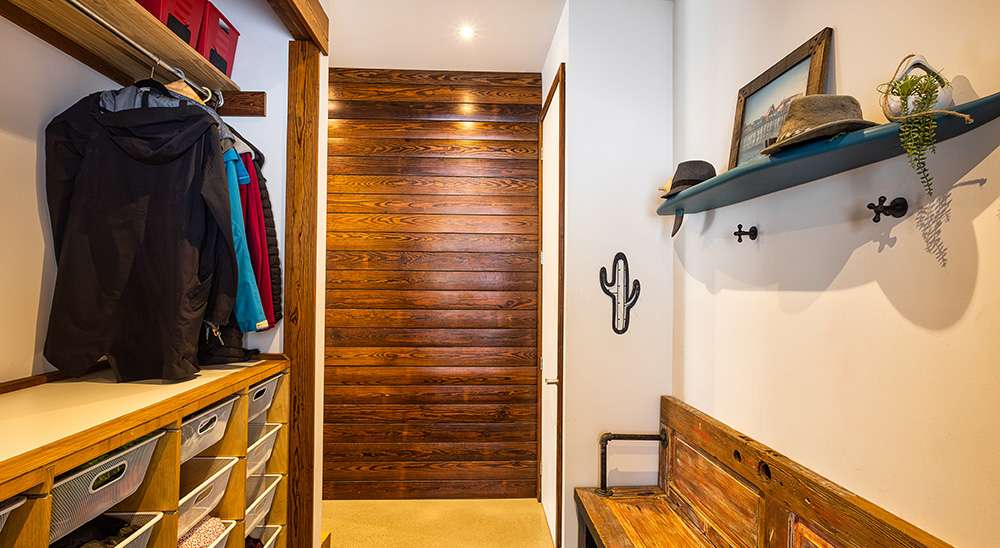 L'intérieur de la maison Leed en autoconstruction