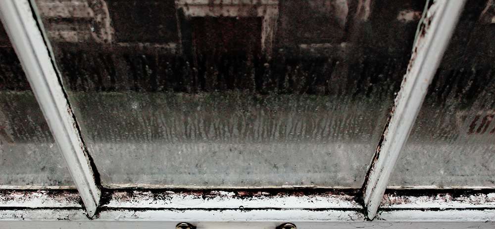 La condensation sur une fenetre 