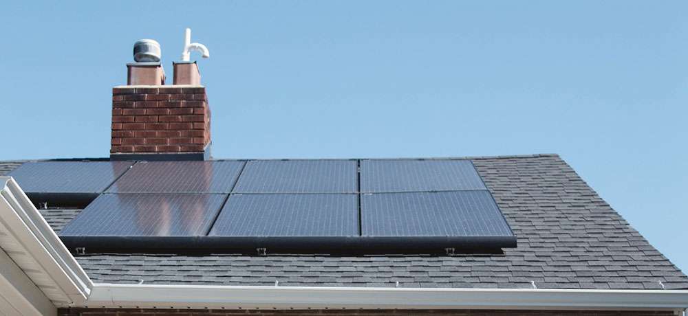 Panneaux solaires toit