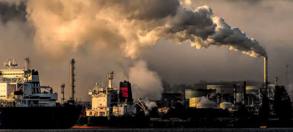 pollution industrielle du gaz