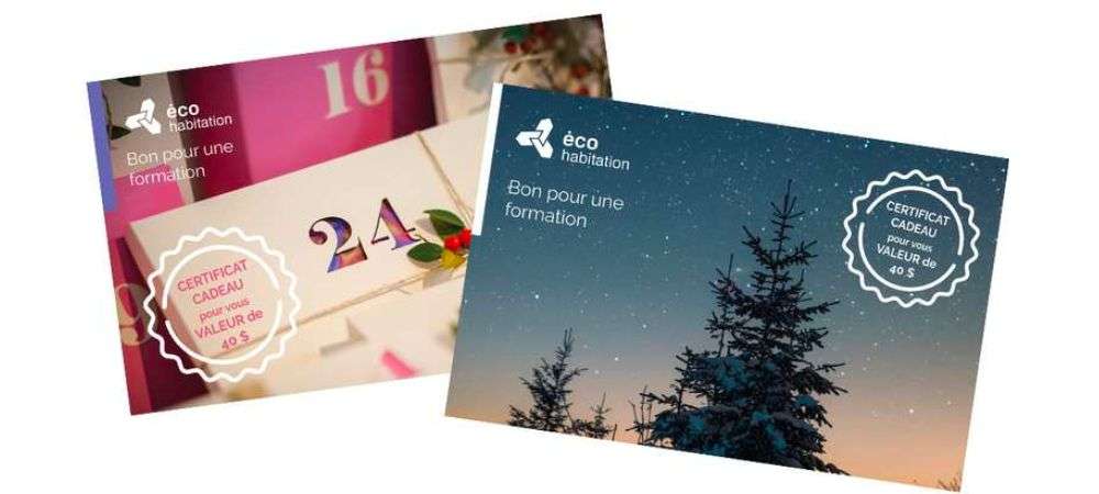certificats-cadeaux applicables sur nos formations