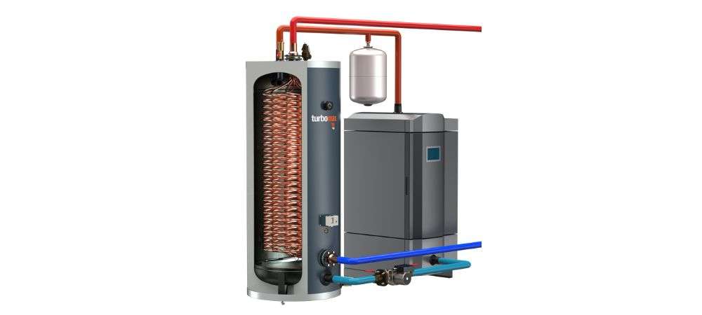 intérieur du chauffe-eau indirect 