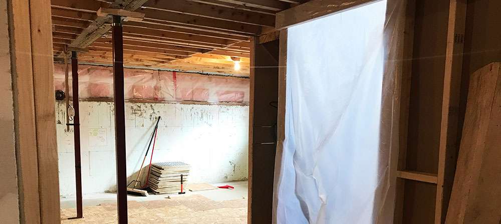 Des travaux de rénovation du sous-sol