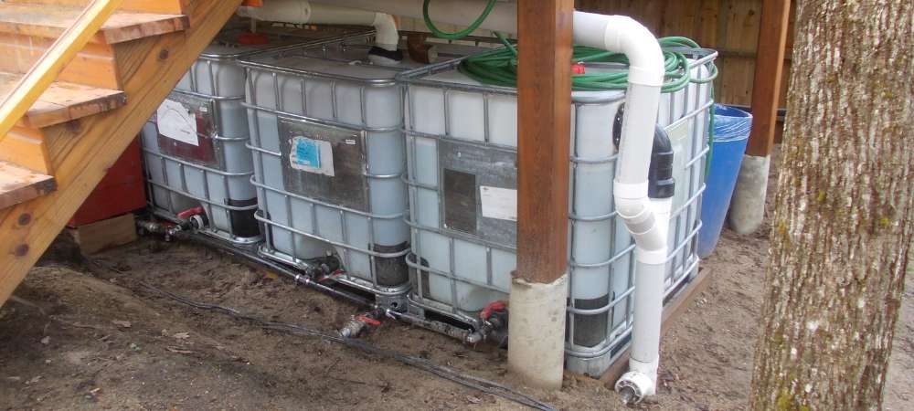 system simple pour la Récupération d'eau pluie