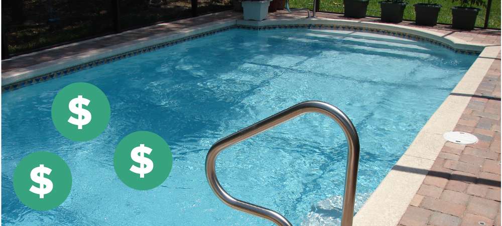 les piscines dispendieuses, un désavantage important