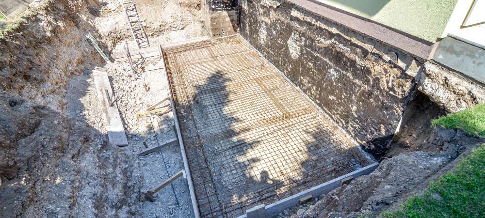 Travaux fondation