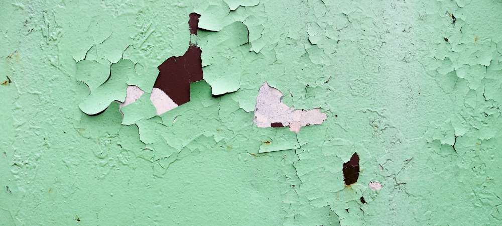 Peinture plomb qui s'effrite