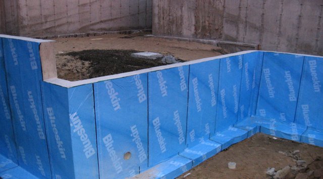 L'Heure Bleue LEED V4 Platine: fondations étanches