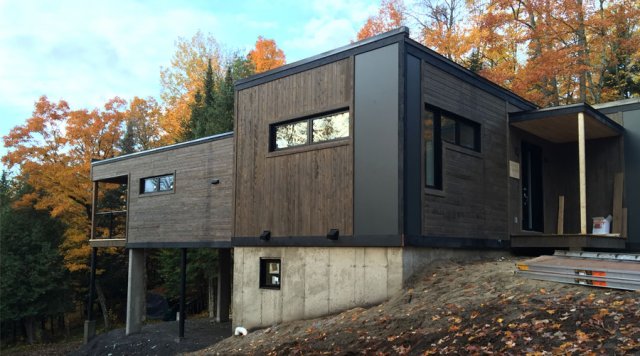 extérieur maison préfabriquée