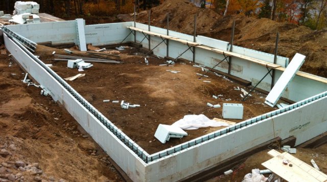 Construction de la fondation - Alain Hamel, Écohabitation