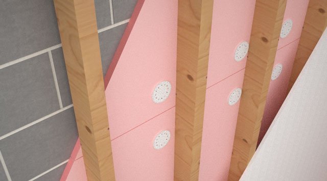 fixation pour isolant en plastique