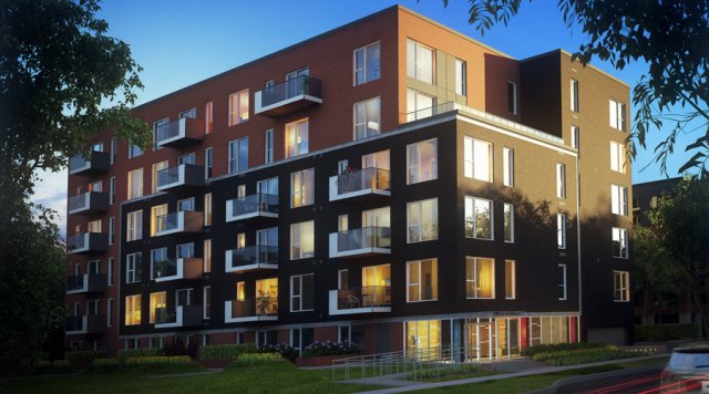 TOD Condos, à proximité de la gare Bois-Franc © Sotramont