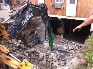 réhausser la maison pour transformer le vide sanitaire en sous-sol