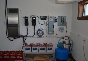 Salle de contrôle des panneaux solaires