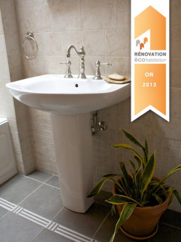 Salle de bain rénovée